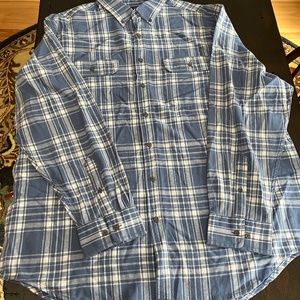 NEW WITH TAGS MEN'S XXL GEORGE FLANNEL SHIRT